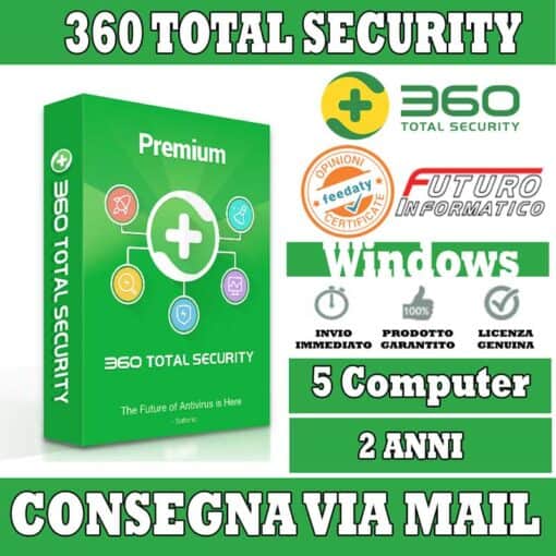 360 total security premium 5 pc 2 anni