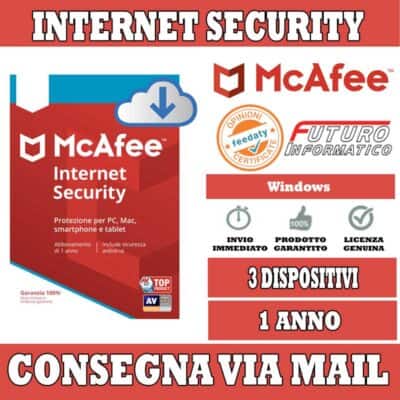 McAfee internet Security 3 dispositivi
