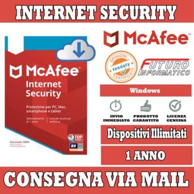 McAfee internet Security dispositivi illimitati